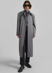 Indore Long Coat - Grey