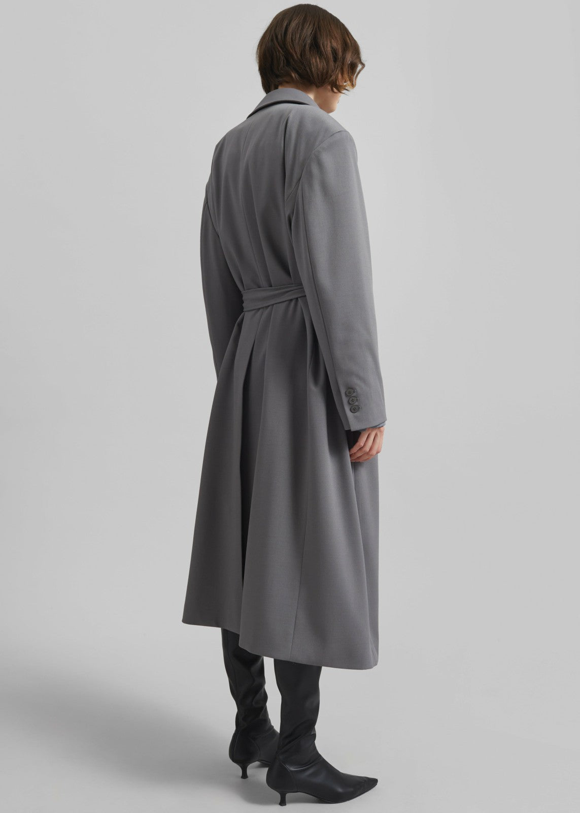 Indore Long Coat - Grey