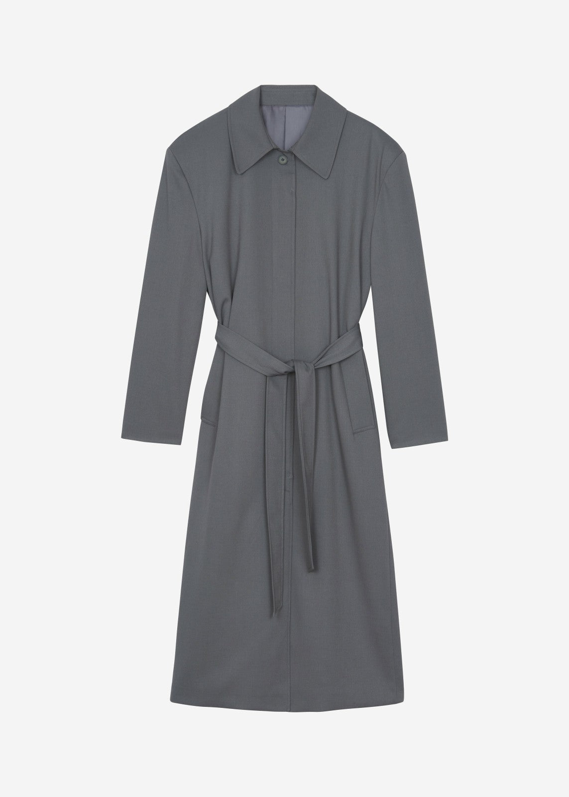 Indore Long Coat - Grey
