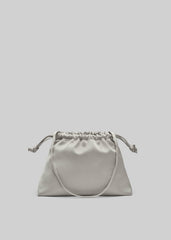 Velora Satin Pouch - Light Taupe