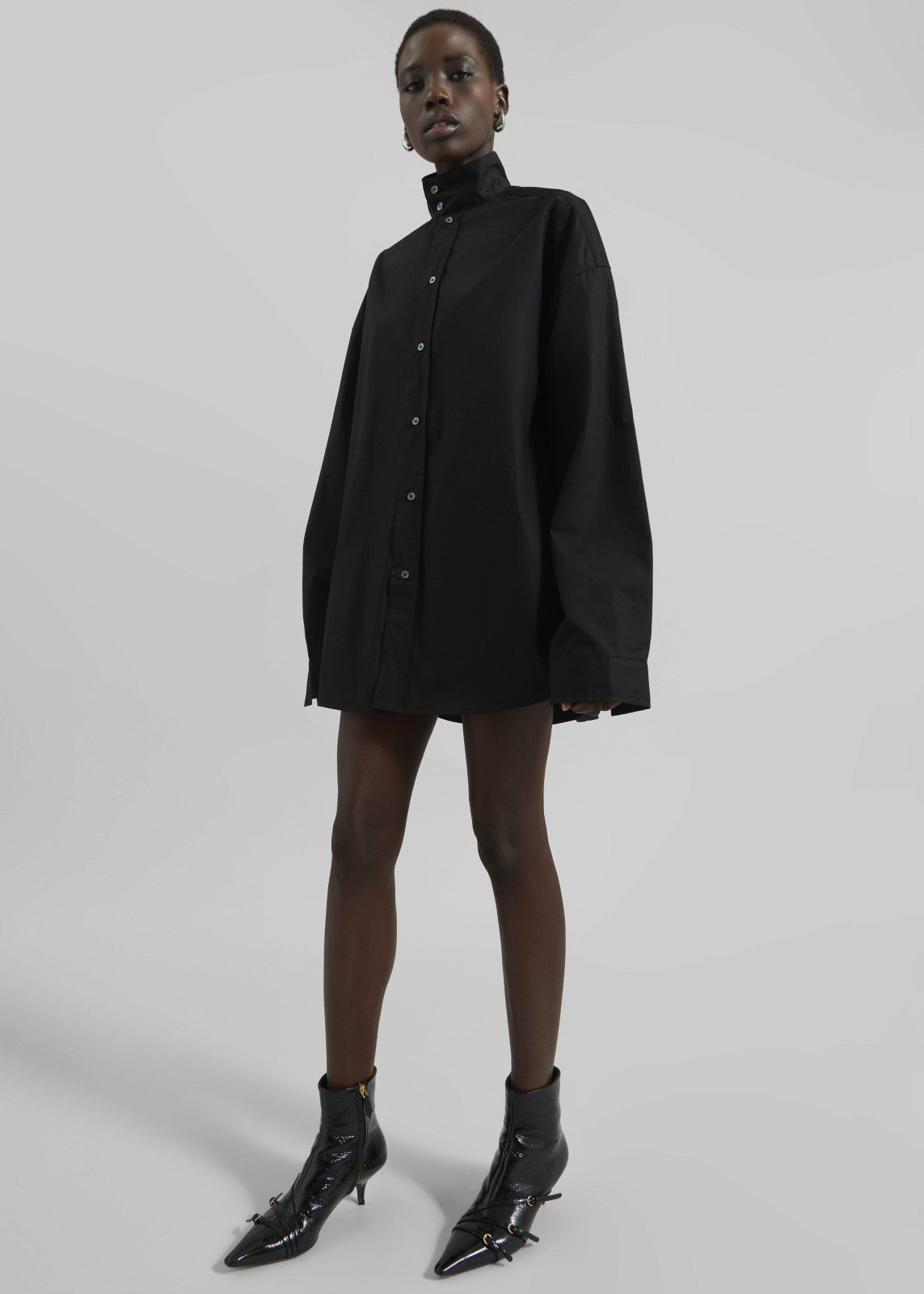 Riken Oversized Shirt - Black