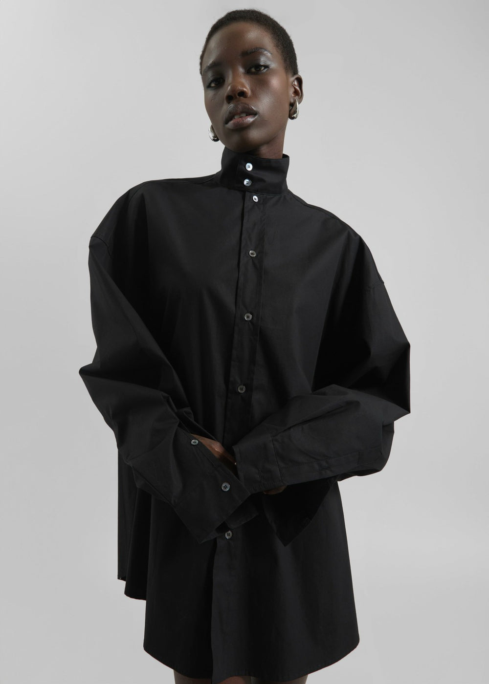Riken Oversized Shirt - Black