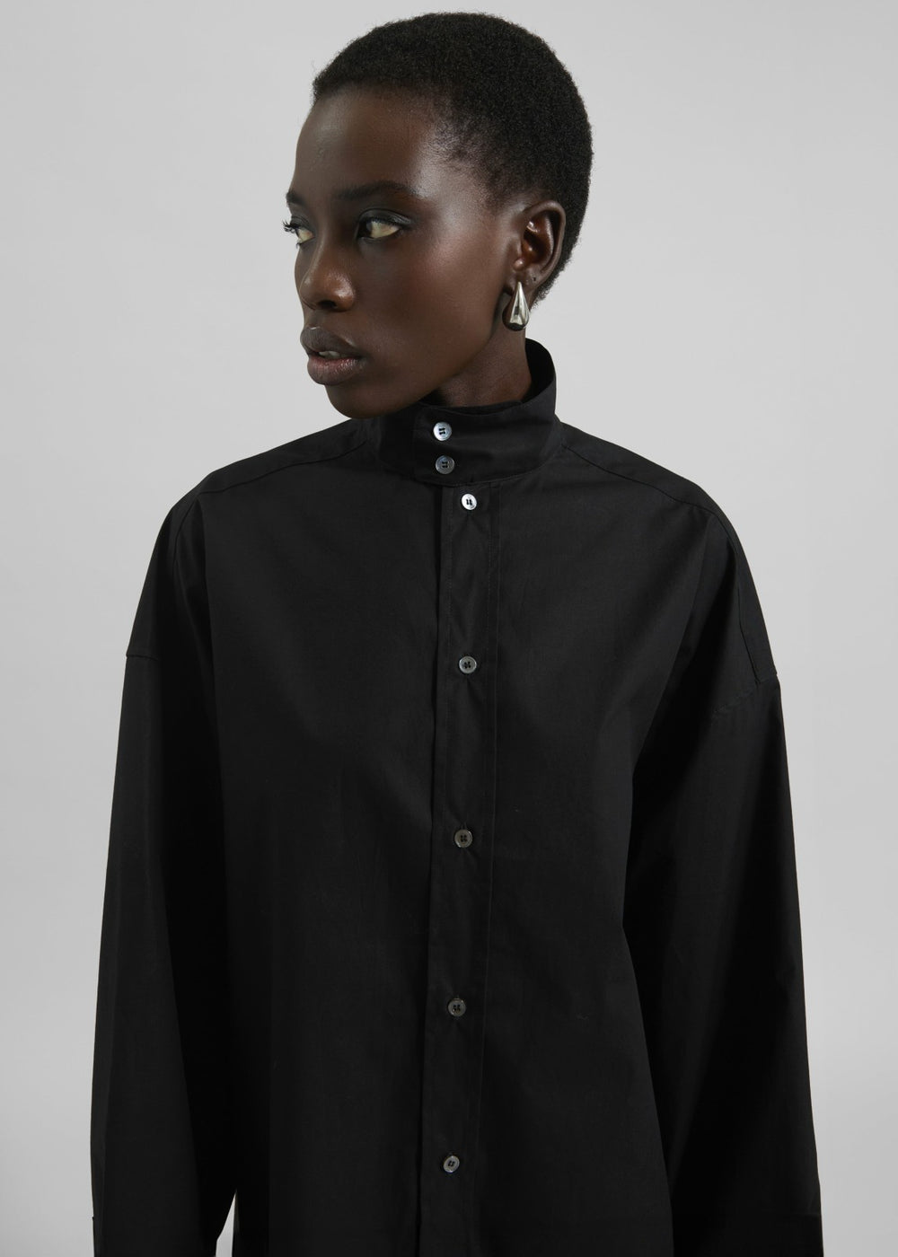 Riken Oversized Shirt - Black