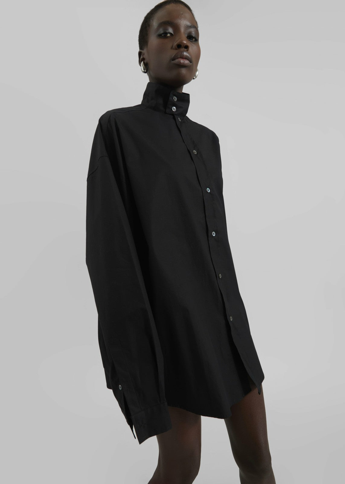 Riken Oversized Shirt - Black