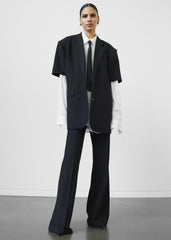 Maisie Bootcut Twill Pants - Black