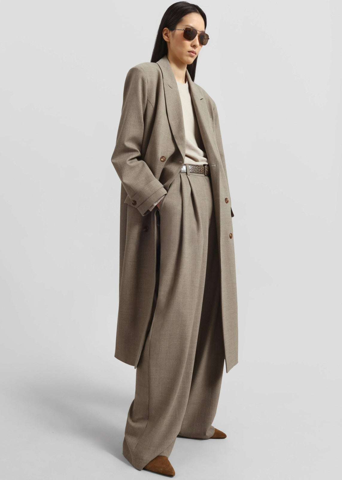Sonoma Long Coat - Taupe