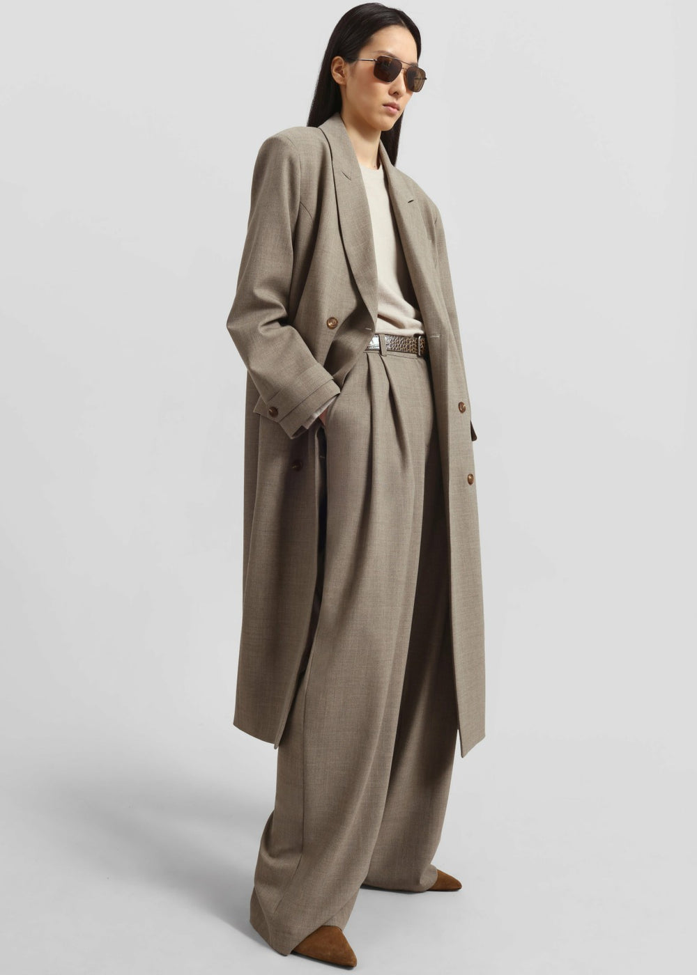 Sonoma Long Coat - Taupe