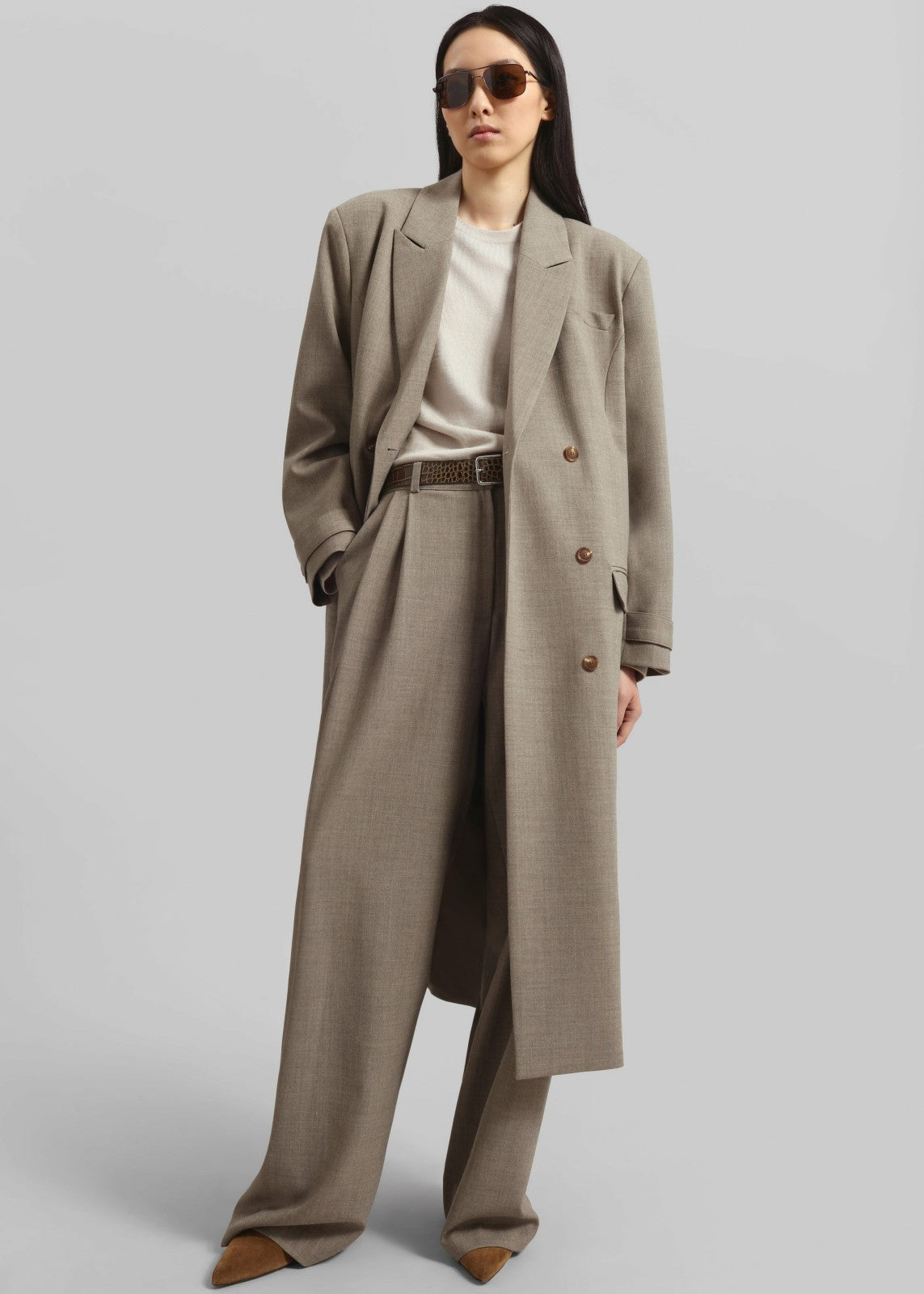 Sonoma Long Coat - Taupe