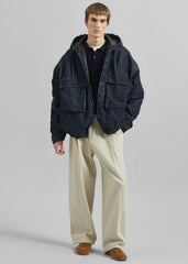 Donovan Padded Denim Jacket - Dark Wash