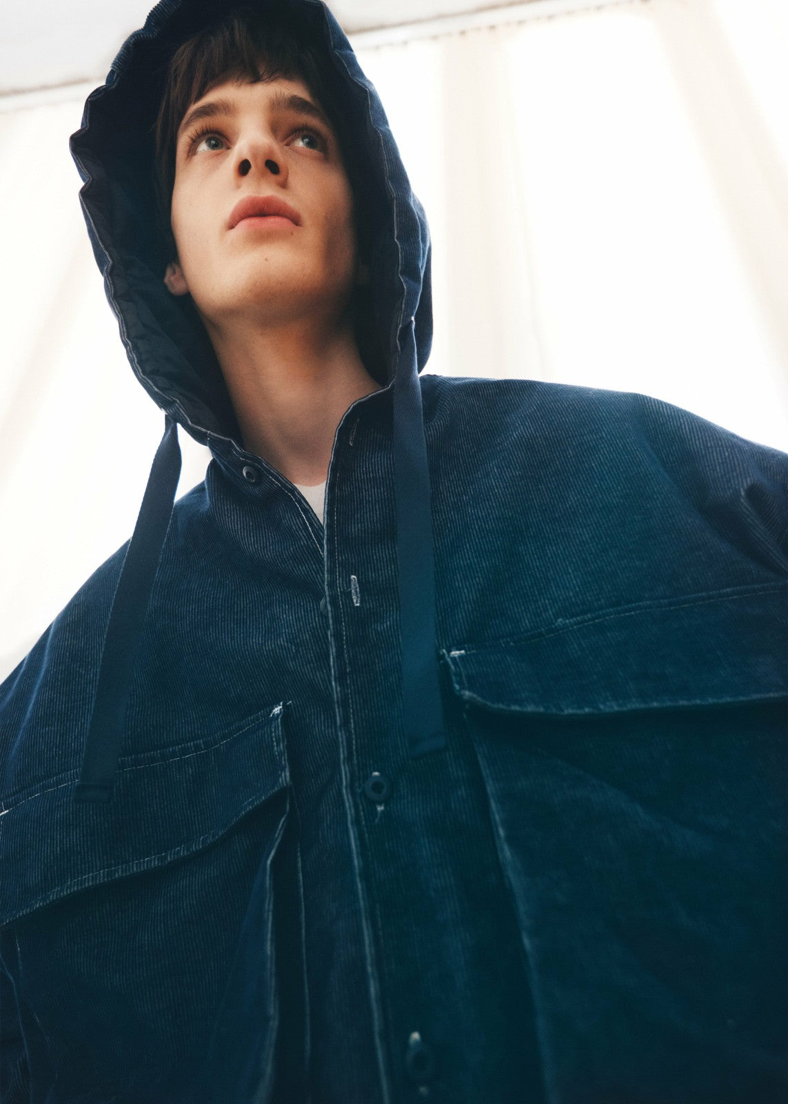 Donovan Padded Denim Jacket - Dark Wash