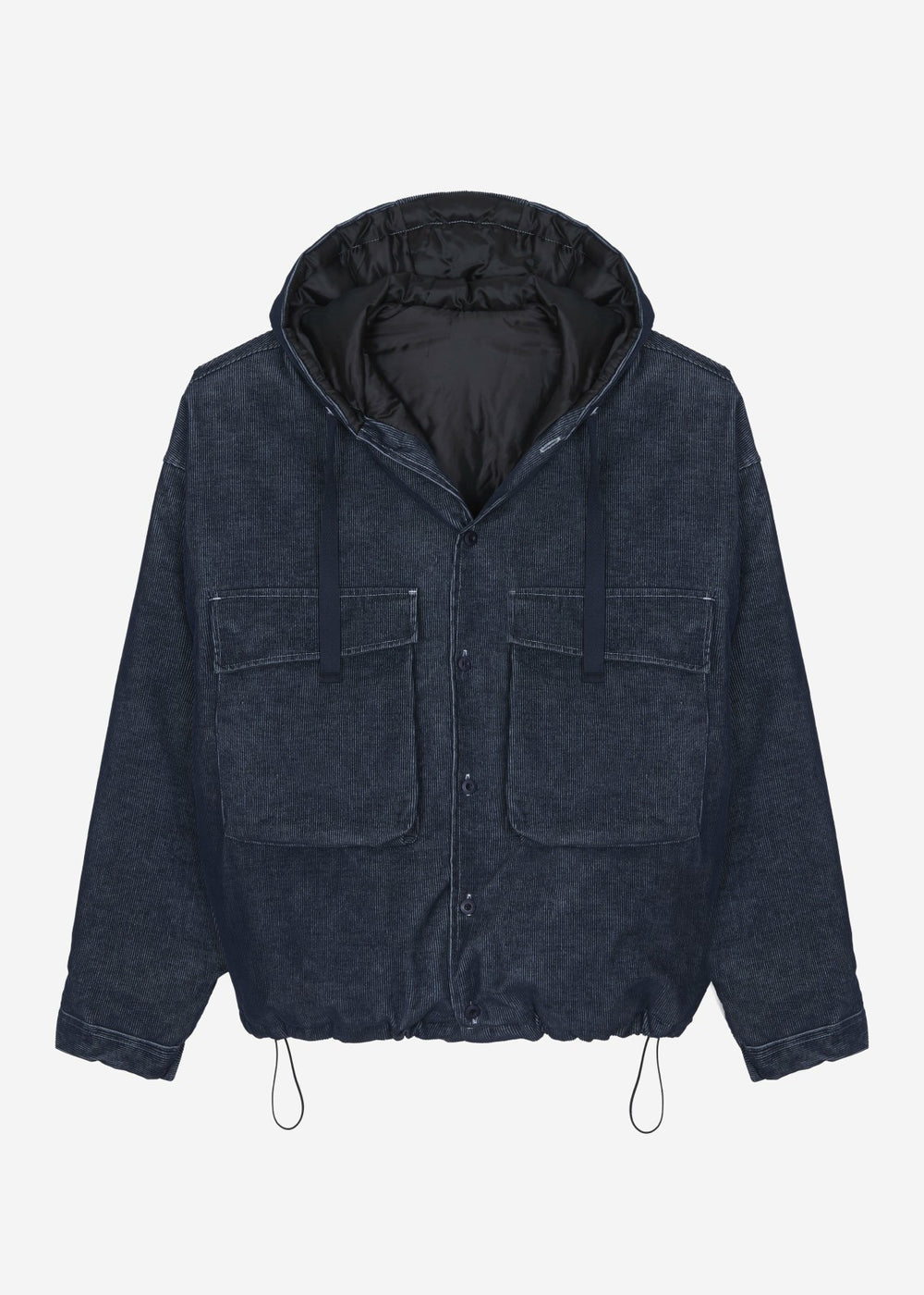 Donovan Padded Denim Jacket - Dark Wash