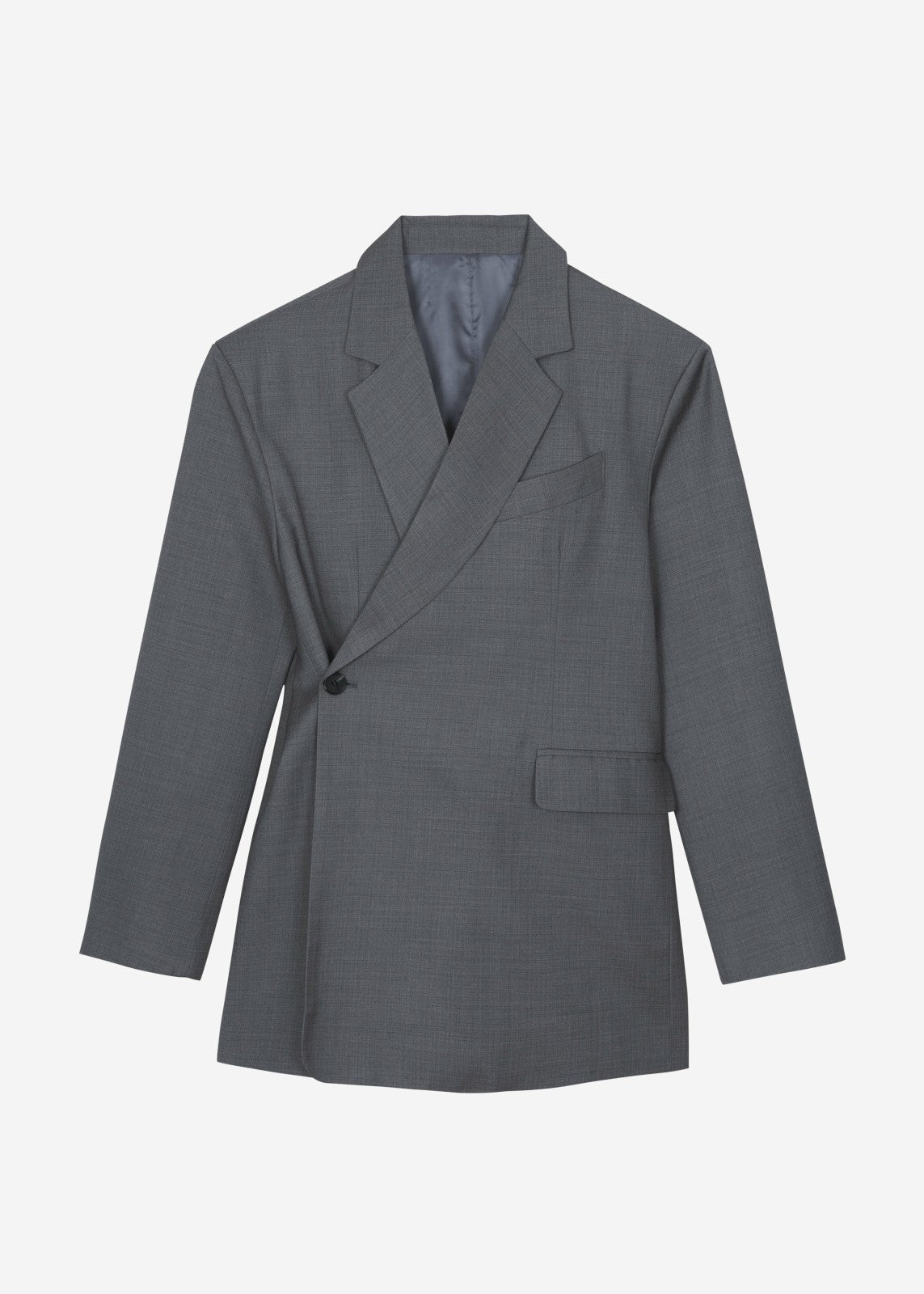 Gever Wrap Blazer - Grey