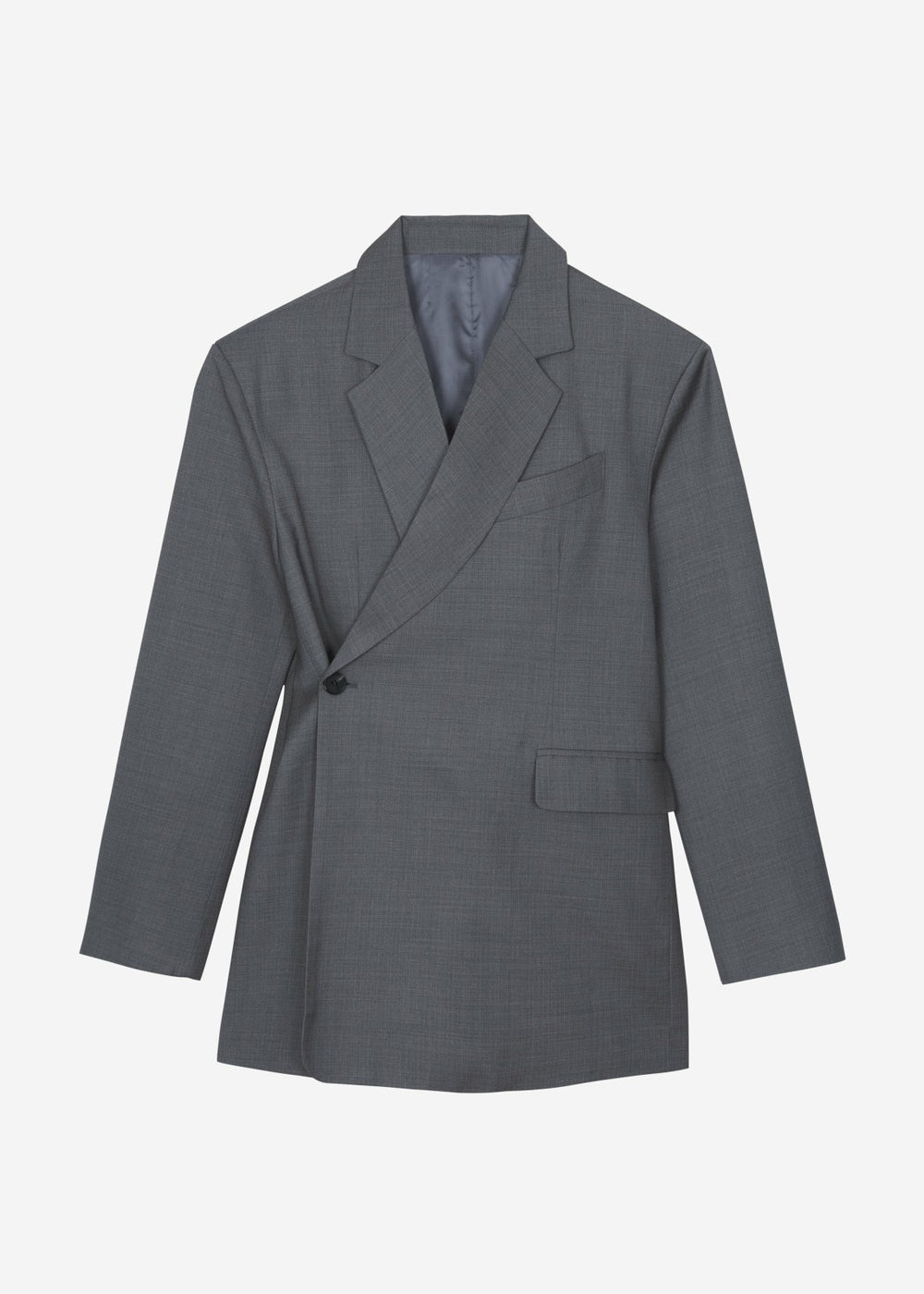 Gever Wrap Blazer - Grey