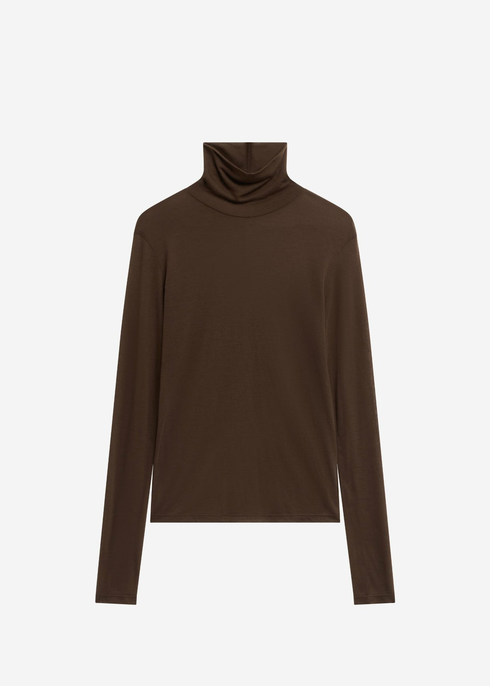Evren Sheer Turtleneck - Brown