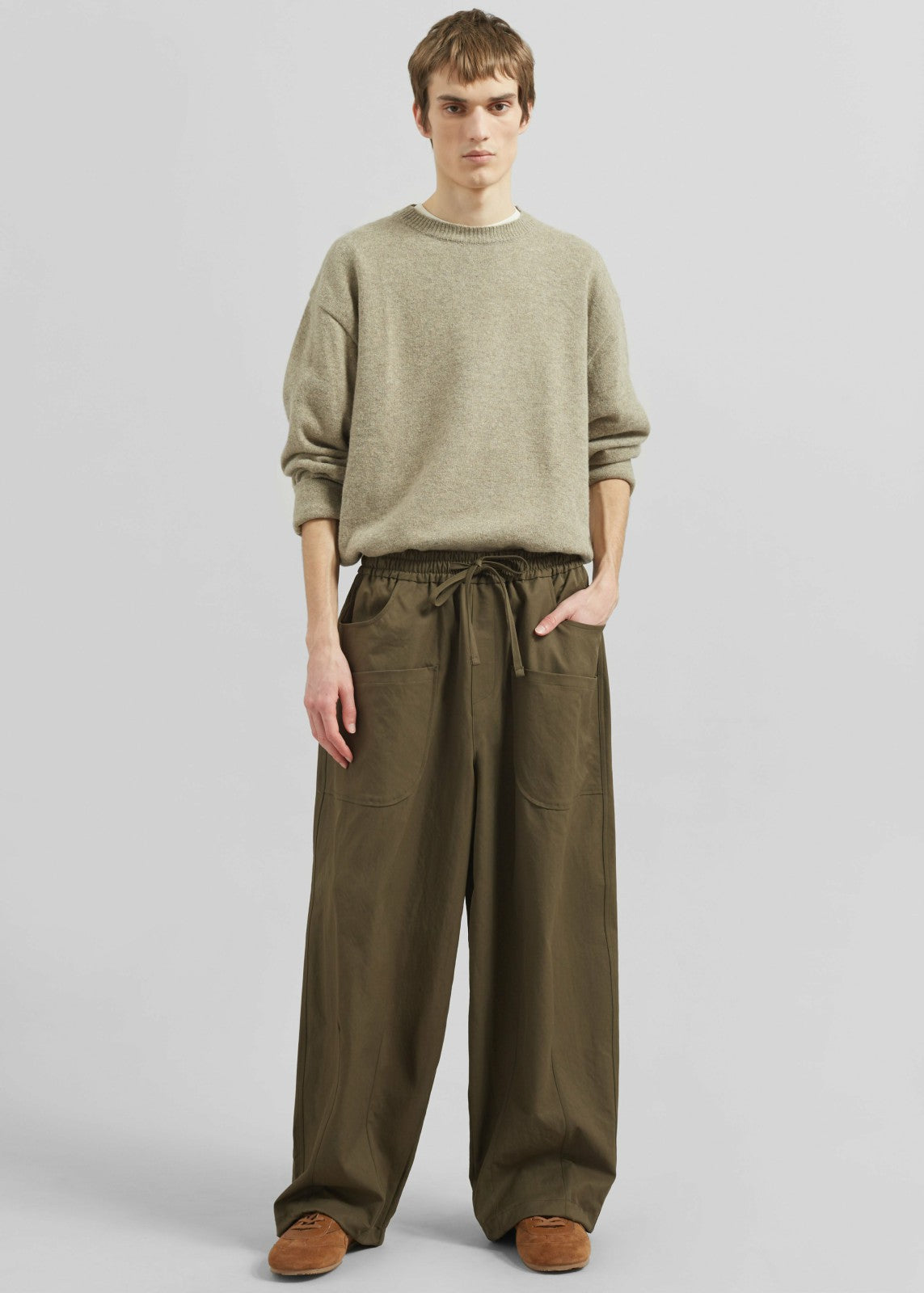Fae Balloon Pants - Army Green