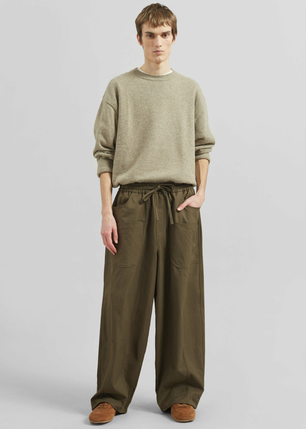 Fae Balloon Pants - Army Green