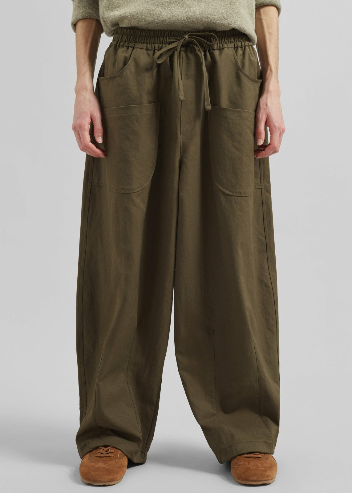Fae Balloon Pants - Army Green