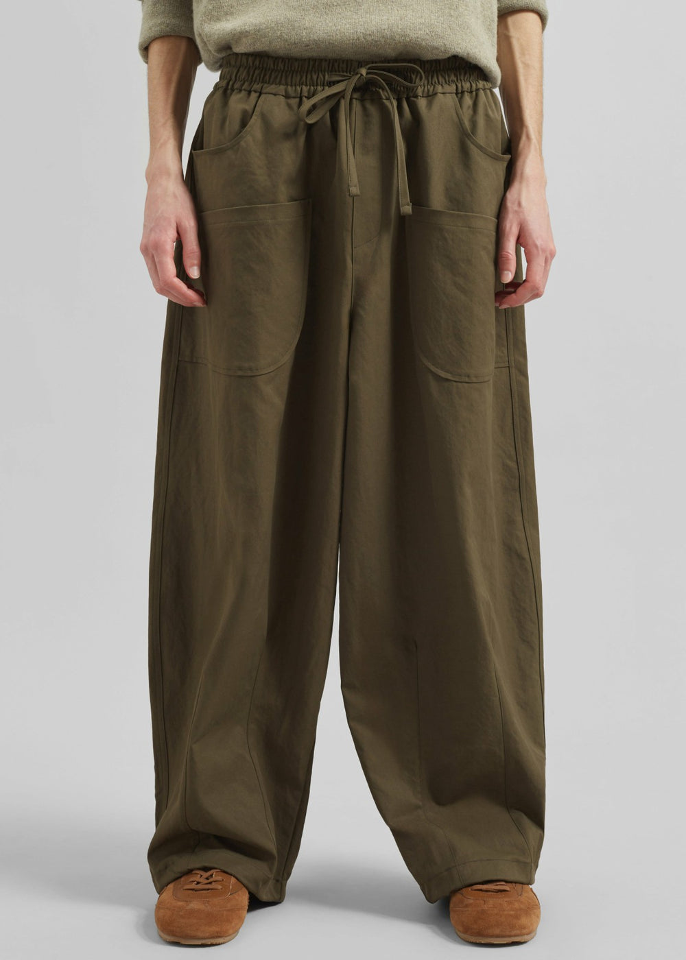 Fae Balloon Pants - Army Green