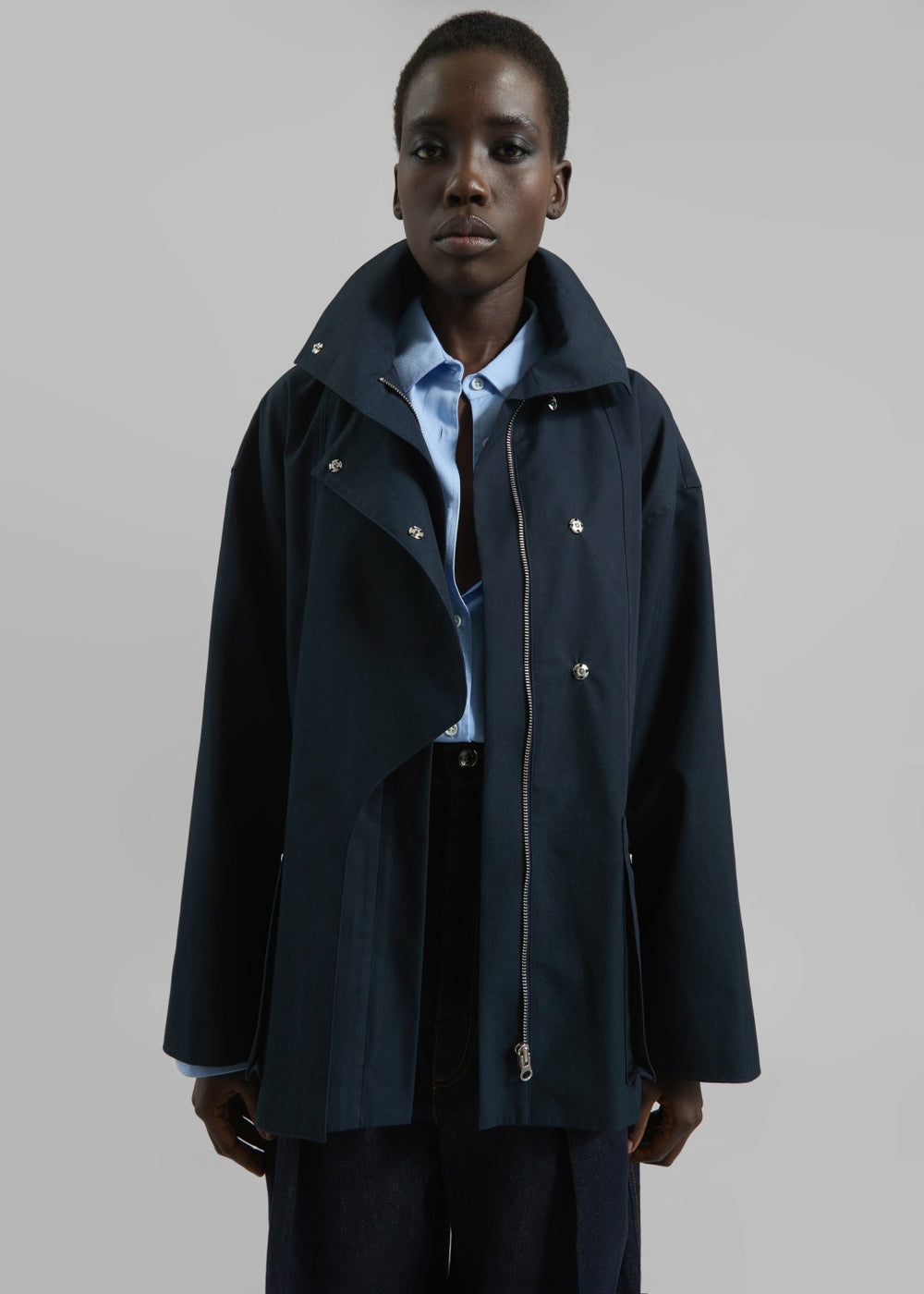 Norris Short Trench - Navy