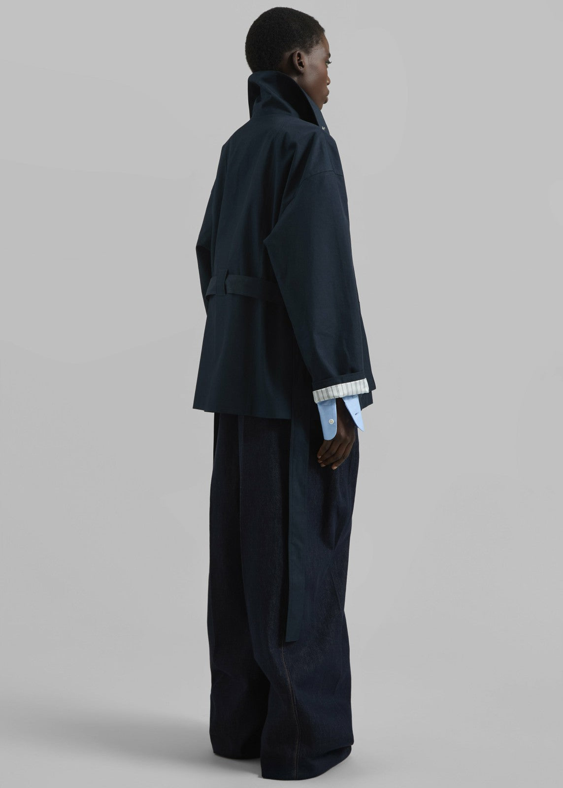 Norris Short Trench - Navy