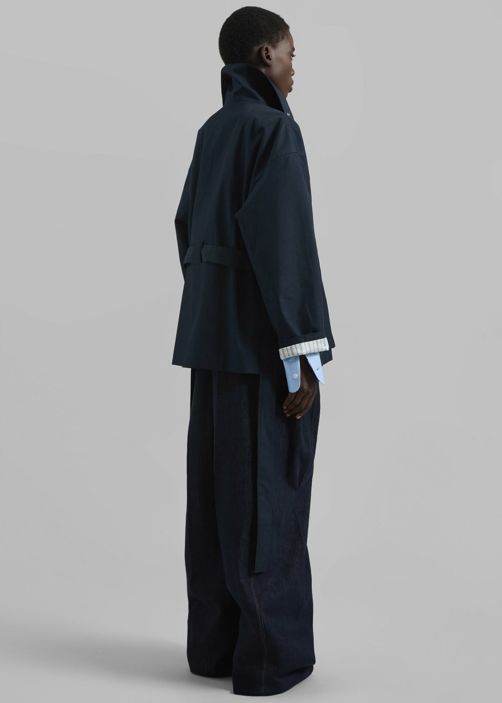 Norris Short Trench - Navy