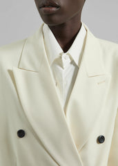 Gavle Double-Breasted Blazer - Ivory