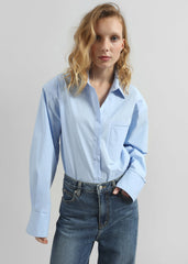 Auster Padded Shirt - Sky Blue