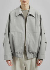 Felix Textured Jacket - Greige Melange