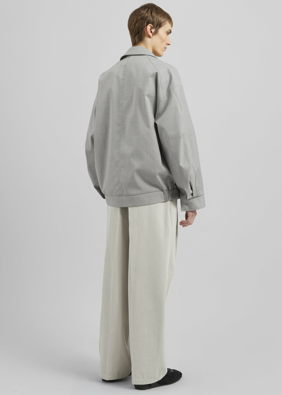 Felix Textured Jacket - Greige Melange