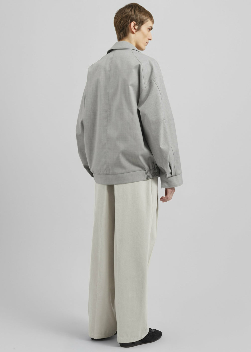 Felix Textured Jacket - Greige Melange
