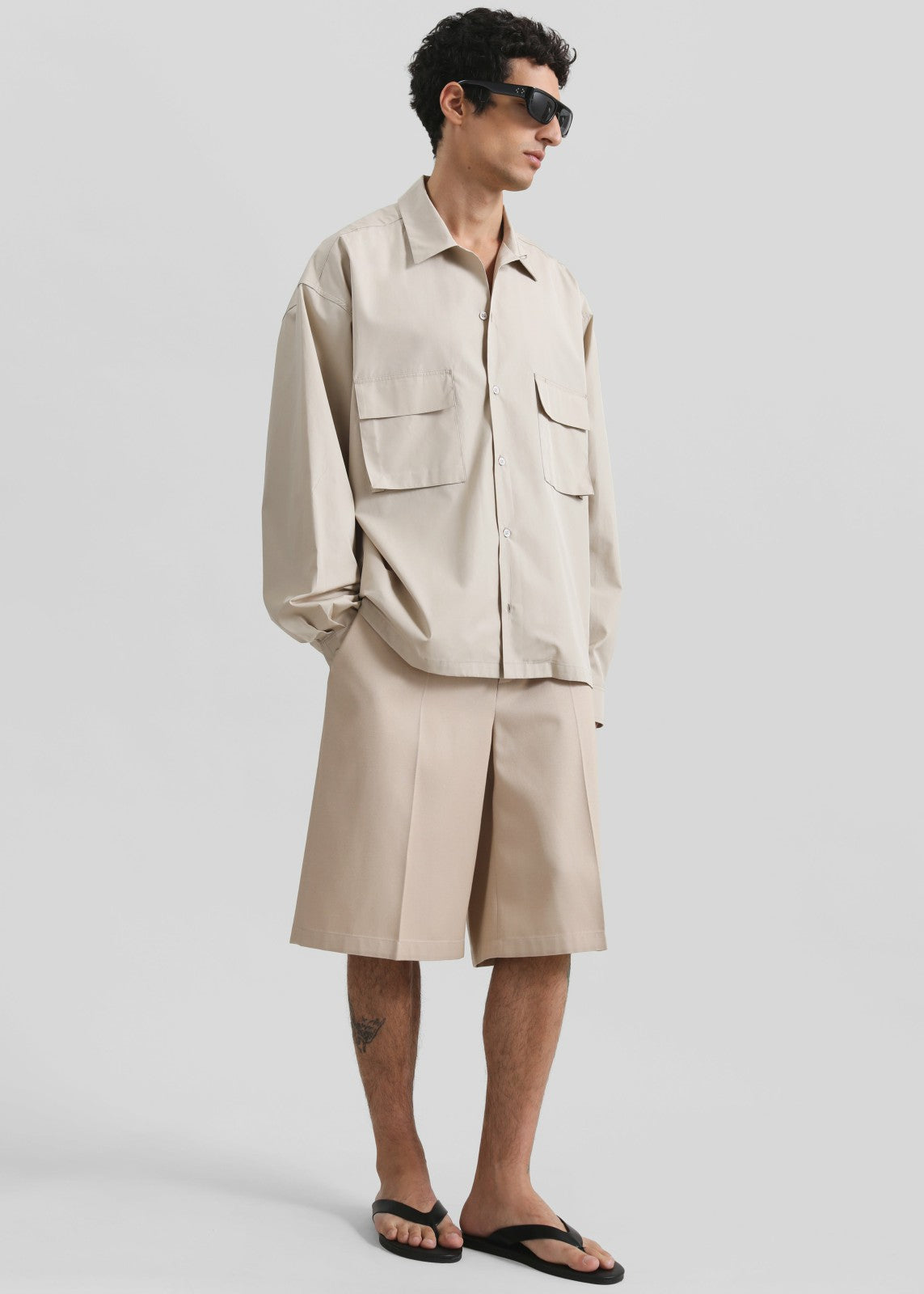 Belgrave Bermuda Shorts - Beige