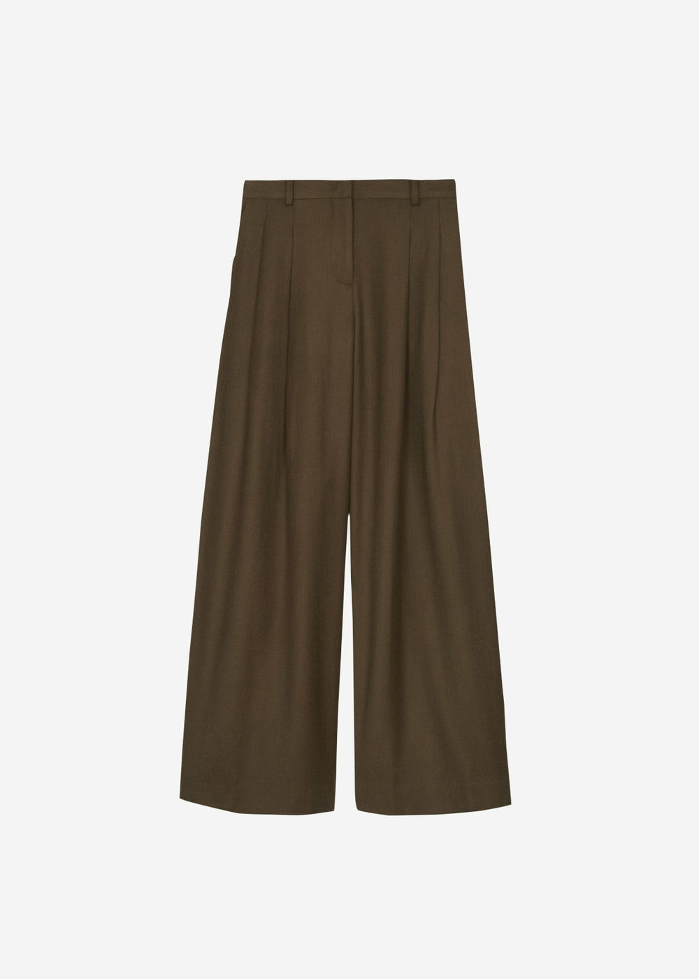 Halser Pintuck Trousers - Brown