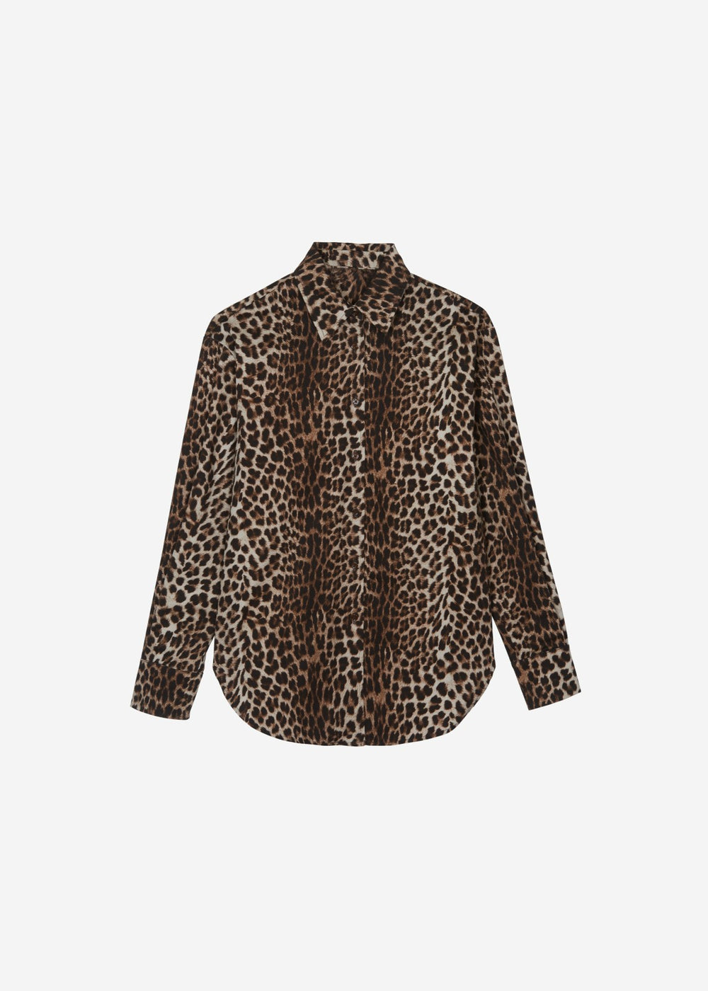 Lui Leopard Print Shirt - Brown