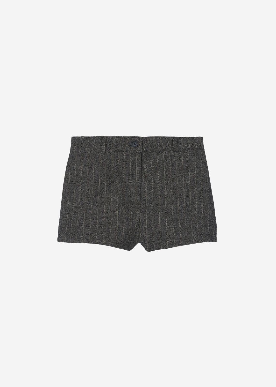 Tenby Striped Hot Pants - Brown Melange
