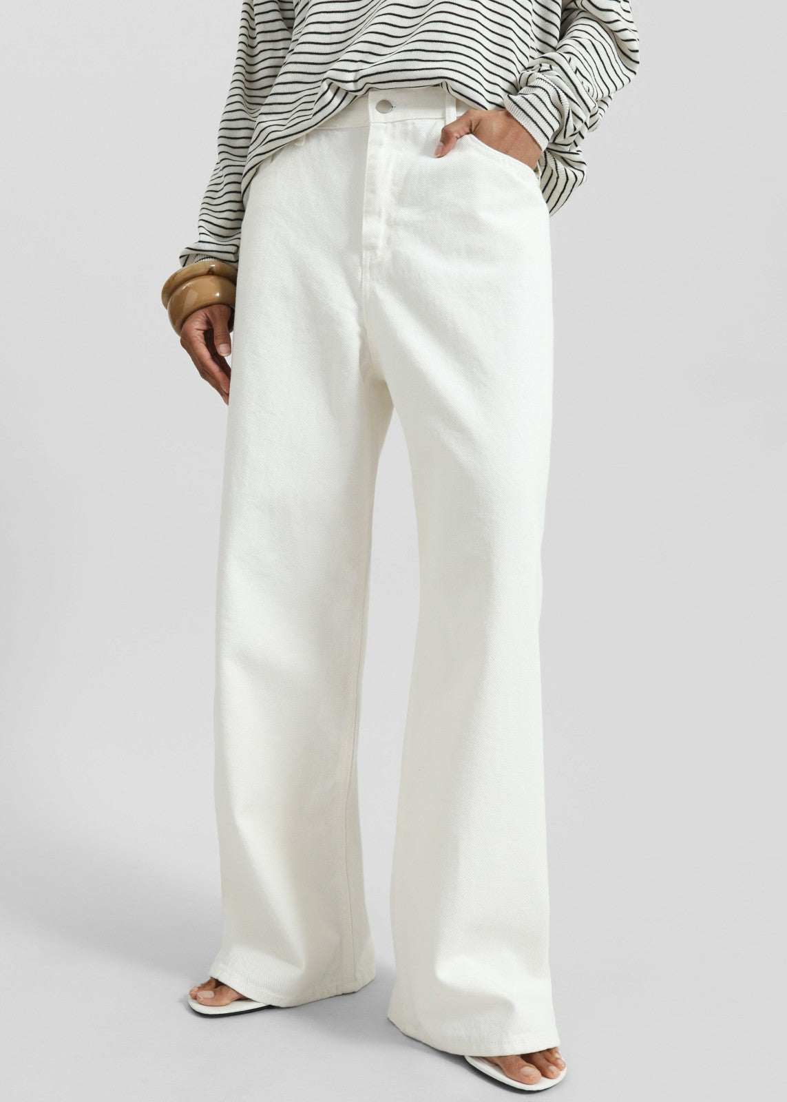 Simo Straight Jeans - White
