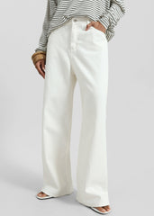 Simo Straight Jeans - White