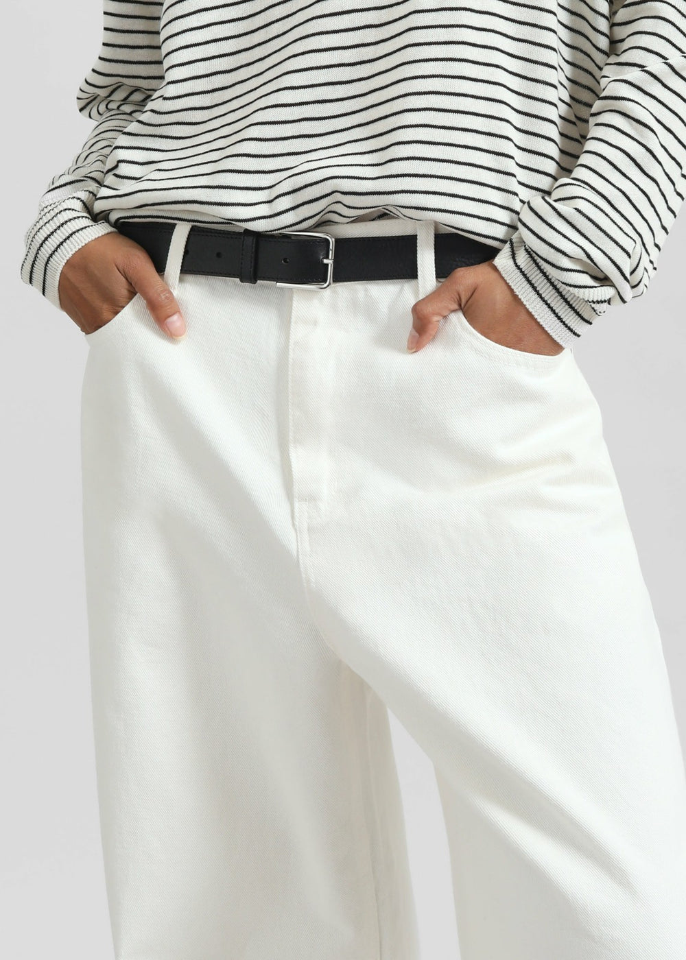 Simo Straight Jeans - White