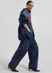 Bromley Colorblock Joggers - Navy