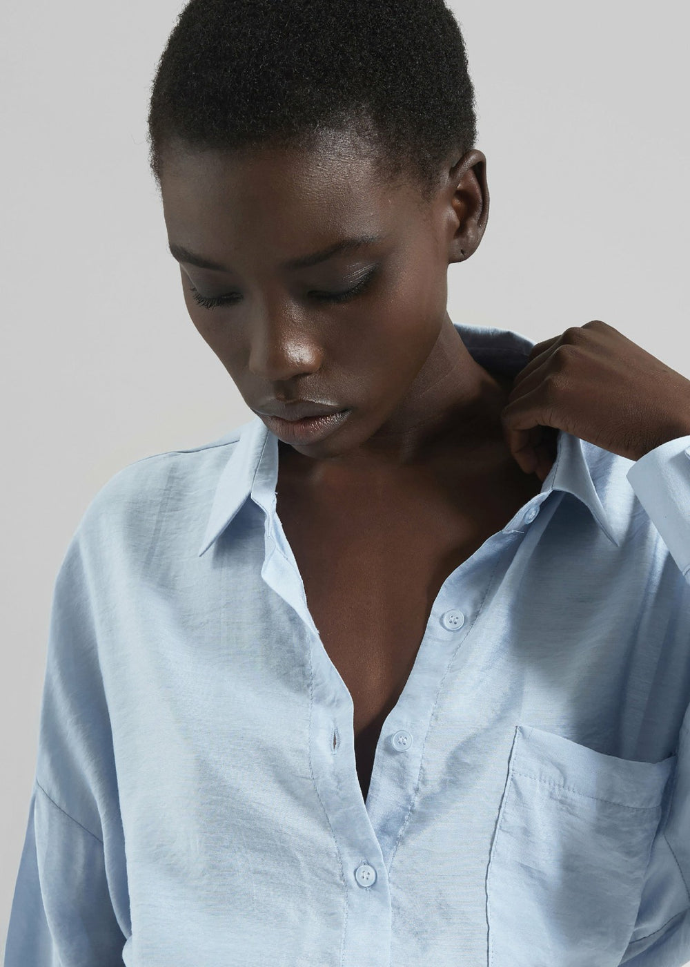 Ascain Fluid Shirt - Sky Blue
