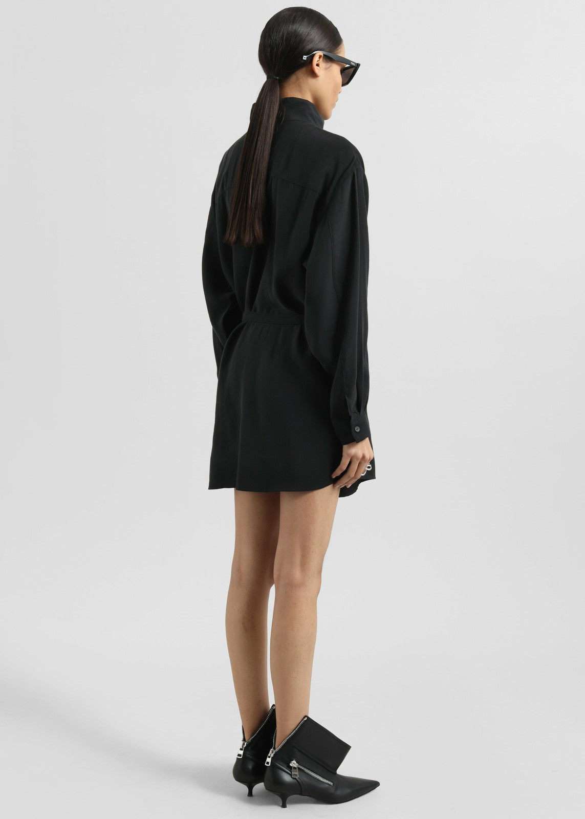 Kilure Shirt Dress - Black