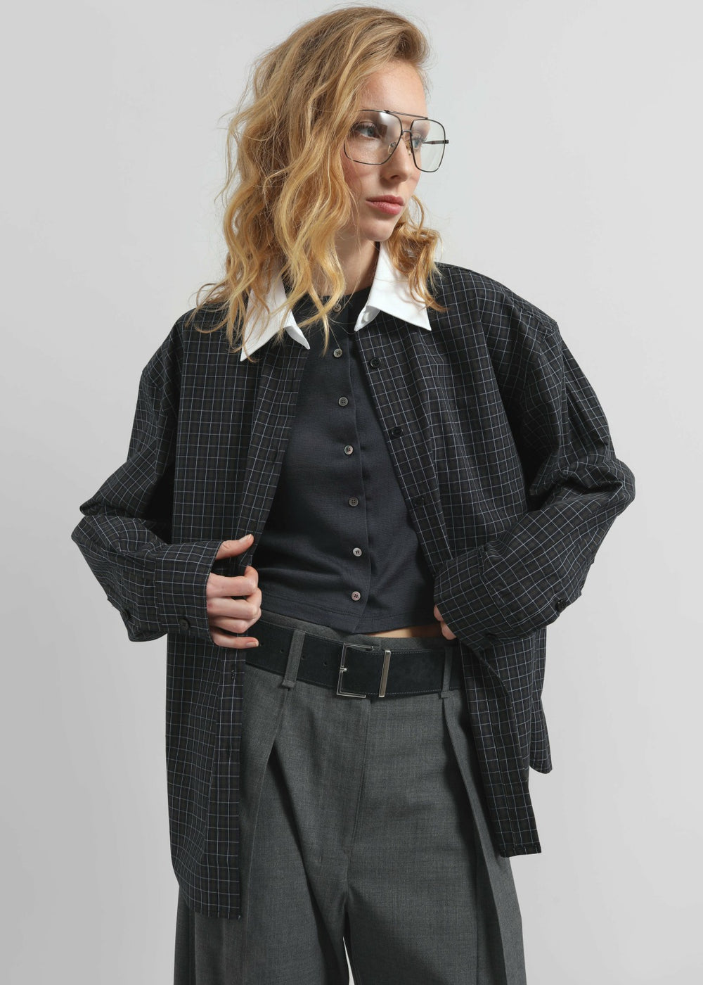 Weska Checked Plaid Shirt - Multicolor