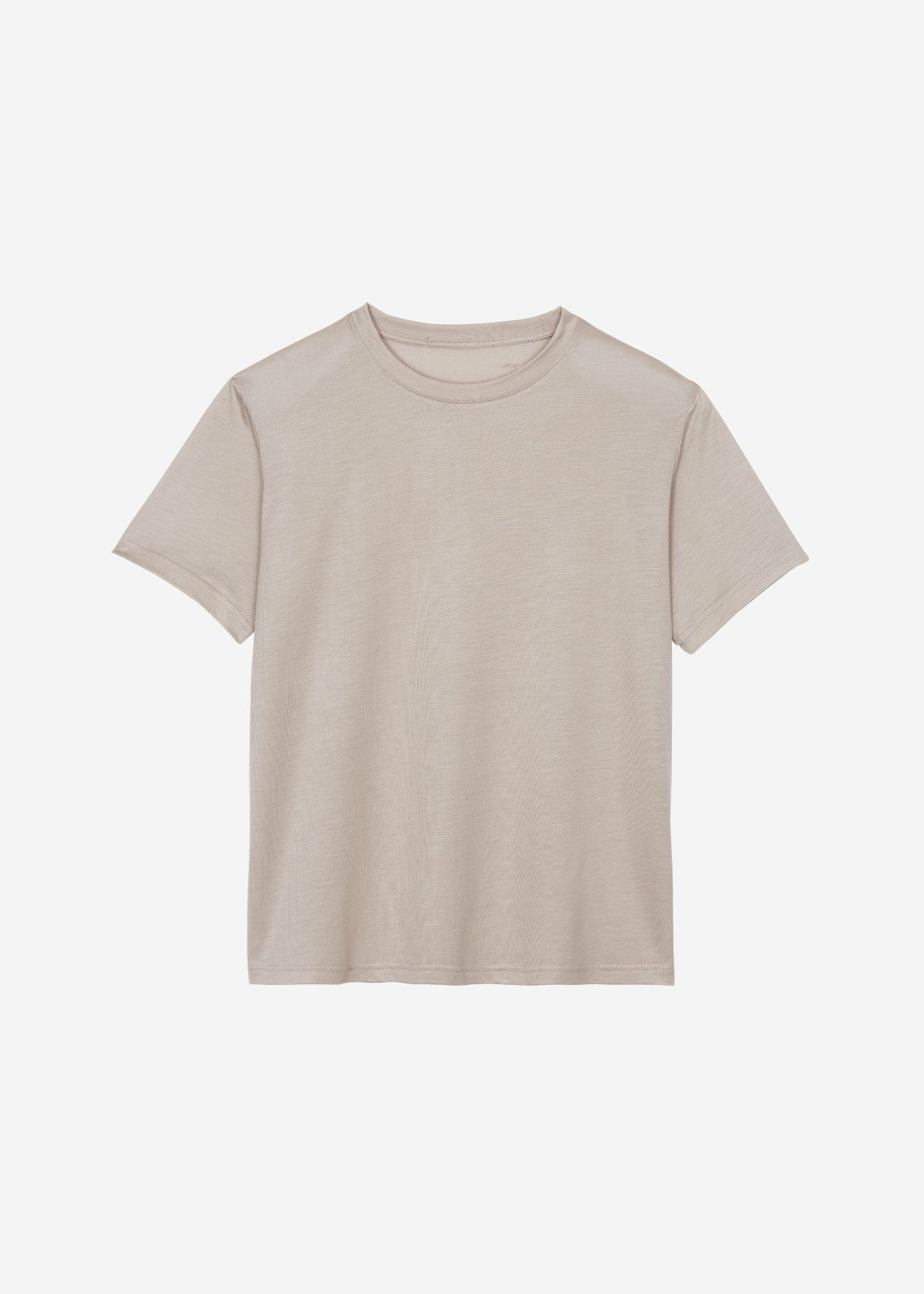 Amal Fluid Tee - Light Taupe