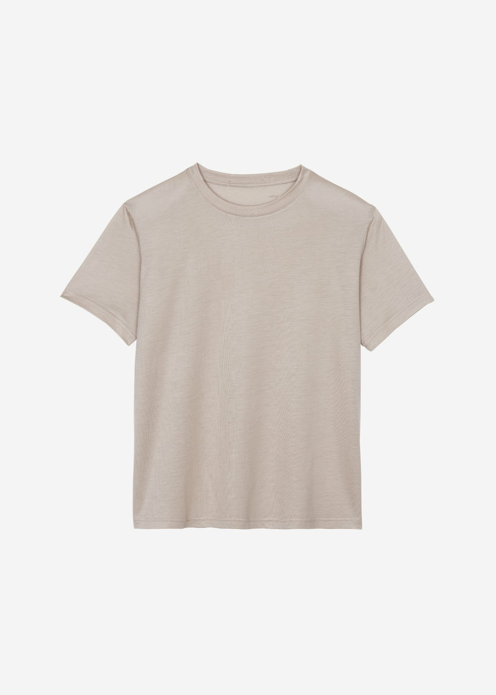 Amal Fluid Tee - Light Taupe