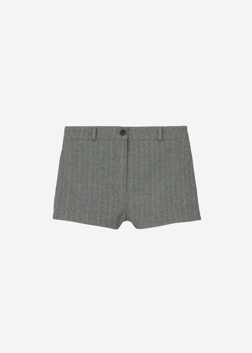 Tenby Striped Hot Pants - Grey Melange