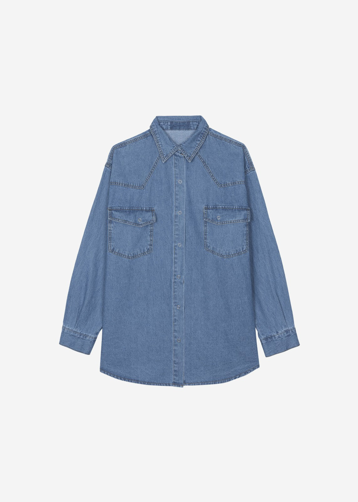 Desona Denim Shirt - Medium Wash