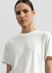 Amal Fluid Tee - White
