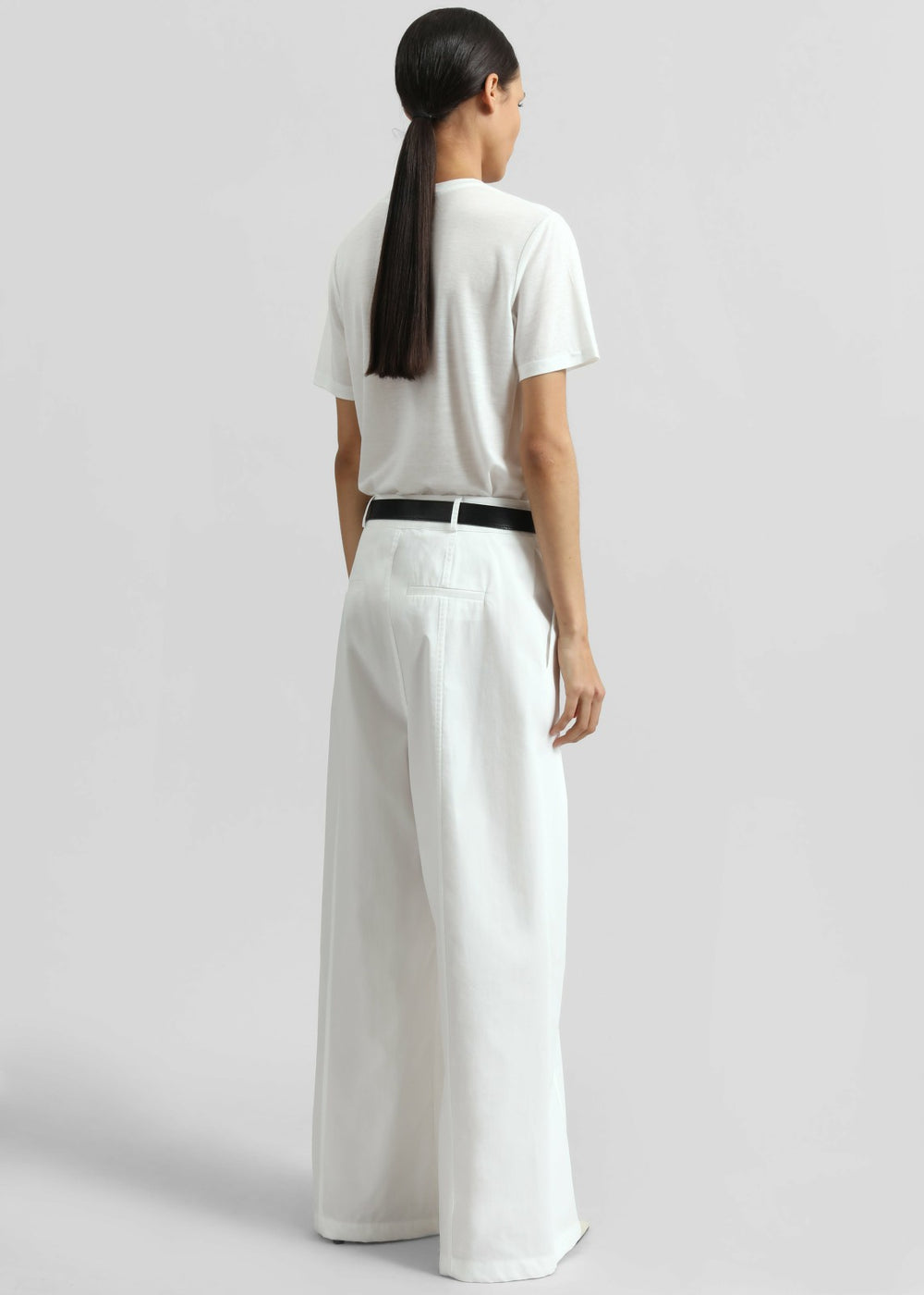 Amal Fluid Tee - White