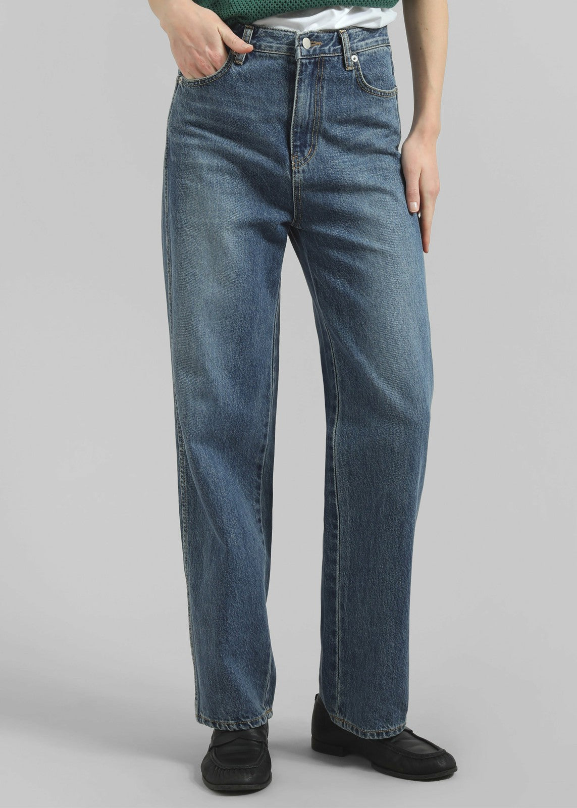 Rapla Straight Jeans - Medium Wash