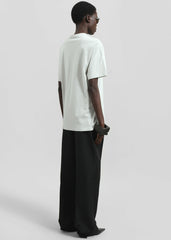 Yuri Boxy Super Soft Tee - Light Grey