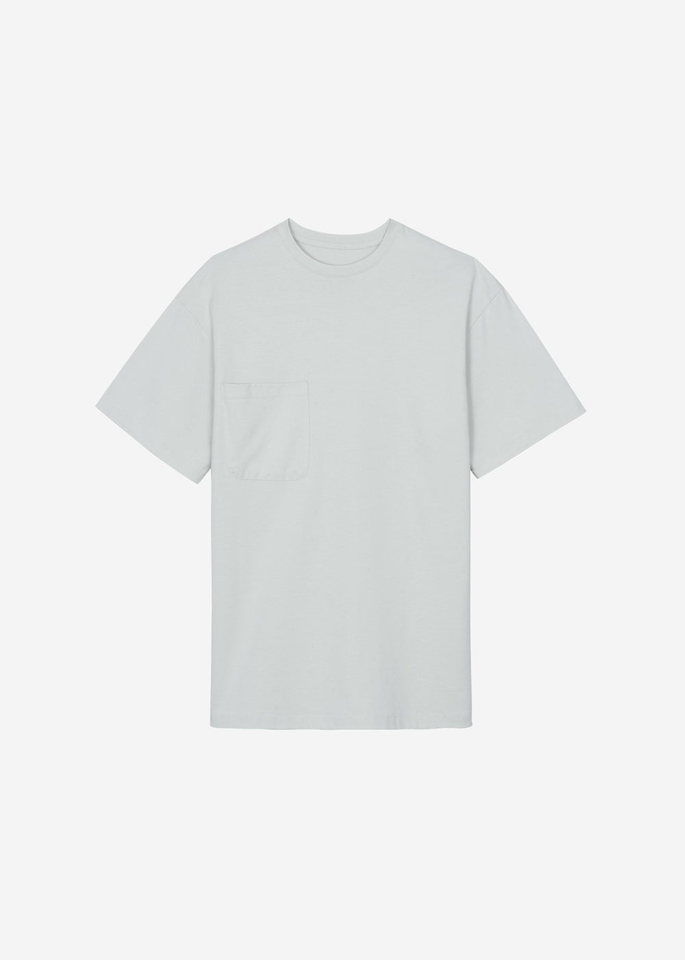 Yuri Boxy Super Soft Tee - Light Grey